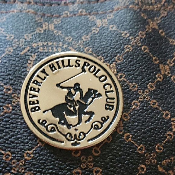 BEVERLY HILLS POLO CLUB Brown and Tan Crossbody Bag - Picture 2 of 4